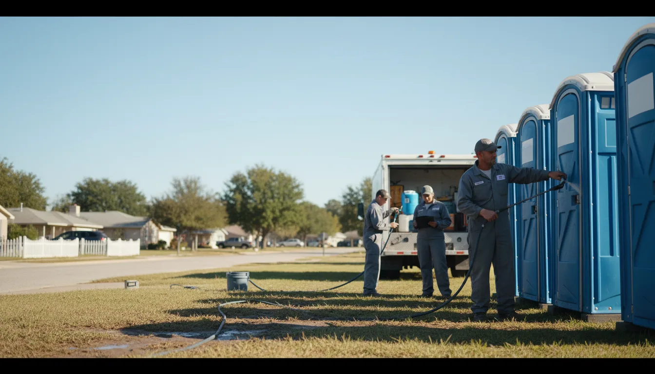 Long-Term Portable Toilet Rental in Burlington, TX near me